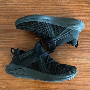 Puma black sneakers for boys